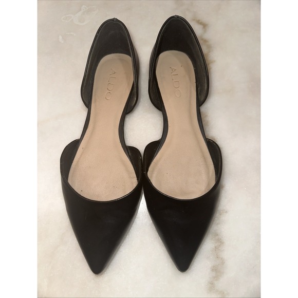 Aldo Shoes - aldo shoes women flats 9.5 Gold Design Around Heel